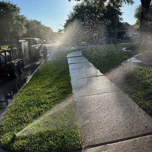 ELG Lawn Care Services repaired sprinkler system